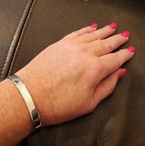 Sterling Silver Omega Bracelet